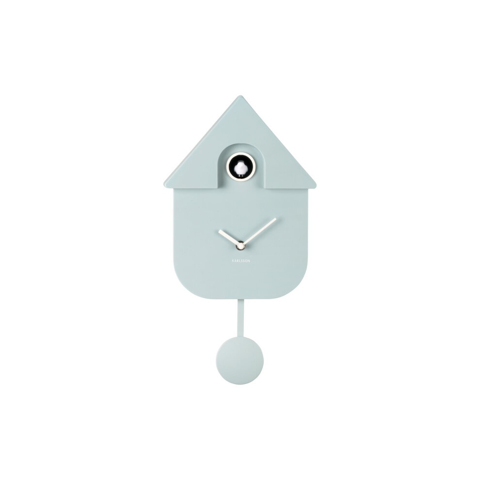 Karlsson (Soft ) Modern Cuckoo Wall Clock Blue