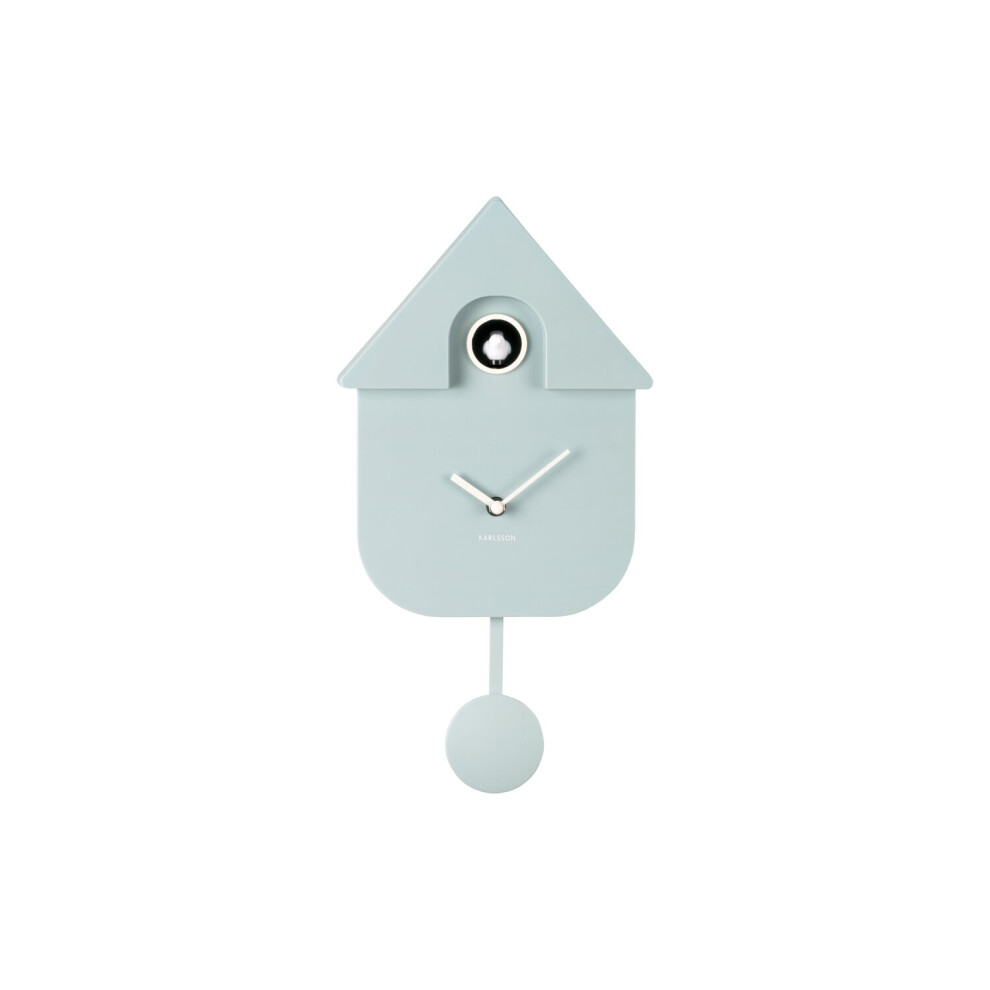 (Soft Blue) Karlsson Modern Cuckoo Wall Clock