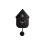 Karlsson (Black) Karlsson Modern Cuckoo Wall Clock 1
