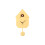 Karlsson (Soft Yellow) Karlsson Modern Cuckoo Wall Clock 4