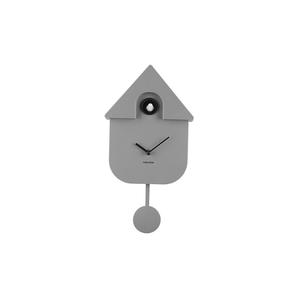 Karlsson (Mouse ) Modern Cuckoo Wall Clock Grey