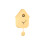 Karlsson (Soft Yellow) Karlsson Modern Cuckoo Wall Clock 3