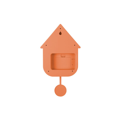 Karlsson (Soft Orange) Karlsson Modern Cuckoo Wall Clock 1