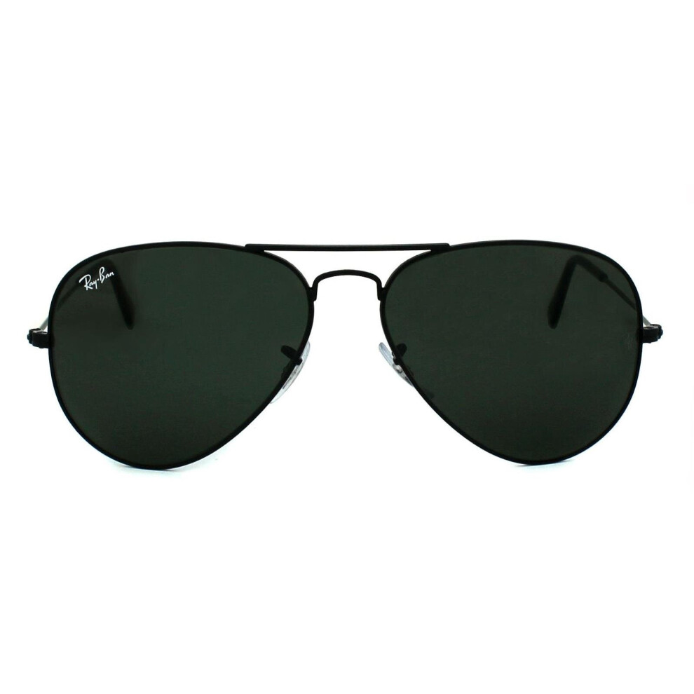 Ray-Ban Unisex Sunglasses Aviator 3025 L2823 Black Green Metal - One Size - Image 7