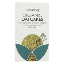 Clearspring Oatcakes - Sea Vegetable 200g ( pack of 15 )