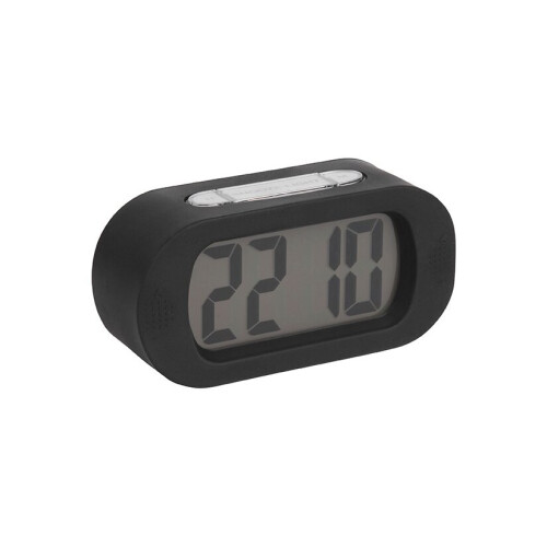 Karlsson (Black) Karlsson Gummy Silicone Alarm Clock with Snooze Function 1
