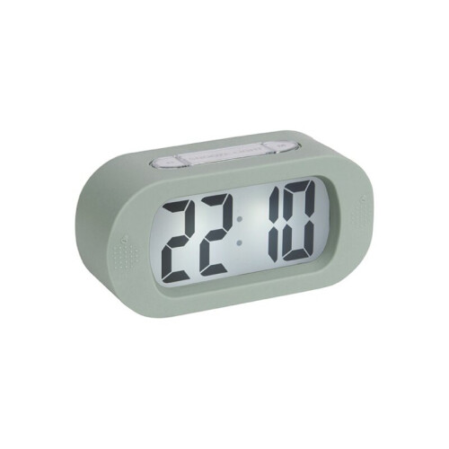 Karlsson (Green) Karlsson Gummy Silicone Alarm Clock with Snooze Function