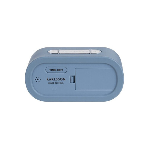 Karlsson (Blue) Karlsson Gummy Silicone Alarm Clock with Snooze Function 2