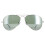 Ray-Ban Ray-Ban Sunglasses Aviator 3025 W3277 Silver Grey Mirror Medium 58mm 1