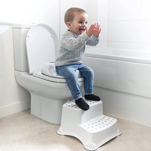 DIVCHI Toddler Two Steps Stools Anti Slip Stool Potty Training For Bathroom 1