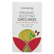 Clearspring Oatcakes - Sun Dried Tom /Herb 200g ( pack of 30 )