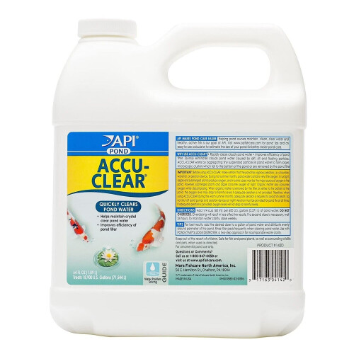 API POND ACCU-CLEAR Pond Water Clarifier 1.89-Litre Bottle 1