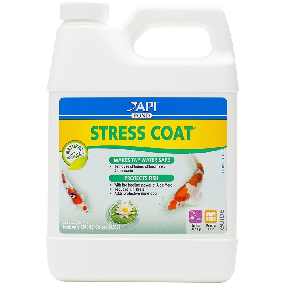 Stress Coat Pond Water Conditioner, 32-oz. -140G