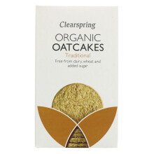 Clearspring Oatcakes, Traditional, Organic 200g ( pack of 15 )