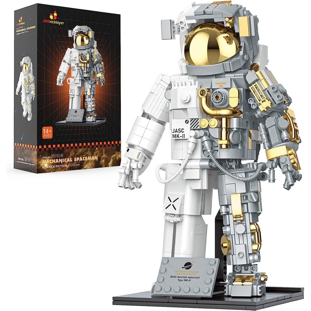 JMBricklayer Space Astronaut Building Block Kit 70109, Space Toy Model for Kids 8-14 Boys Girls, Collectible Gifts Sets for Adults