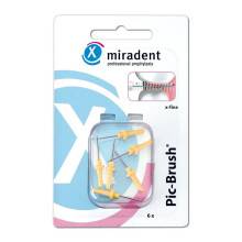 (X Fine Brush - 0.5mm-1.8mm) Miradent Interdental Brushes for Pic-Brush Holder