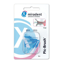 (Large Brush - 0.8mm-3.0mm) Miradent Interdental Brushes for Pic-Brush Holder