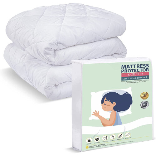 Imperial Rooms (King) Soft Mattress Protector Extra Deep 30cm Bed Cover 2