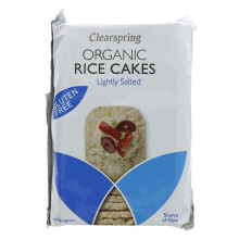 Clearspring Rice Cakes - Lightly Salted 130g ( pack of 12 )