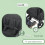 FableKids LEO X4Plus with roof foldable trolley Onyx Black 3