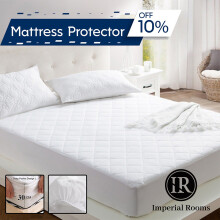 (King) Soft Mattress Protector Extra Deep 30cm Bed Cover