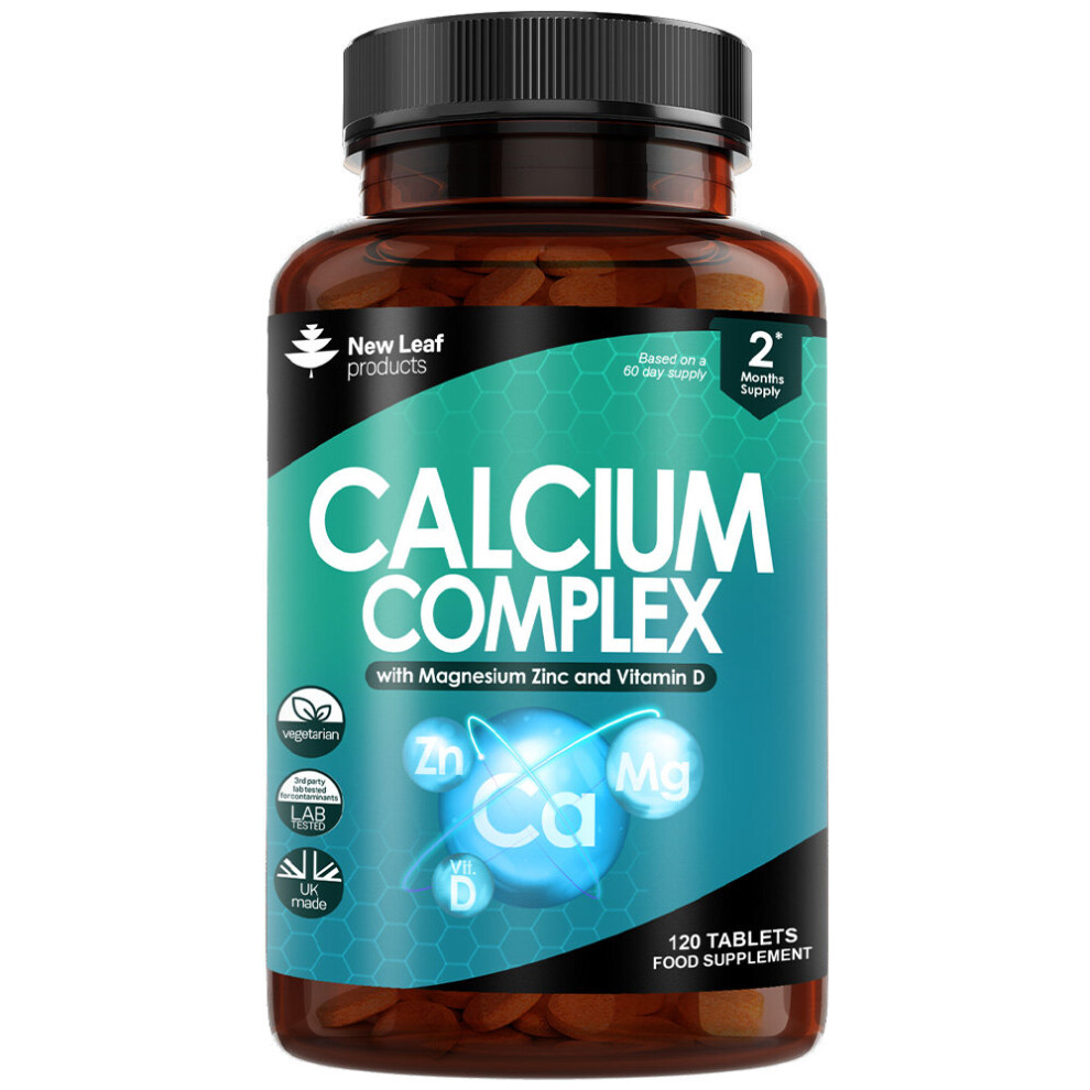 Calcium Complex - Calcium Magnesium Zinc and Vitamin D 120 Tablets