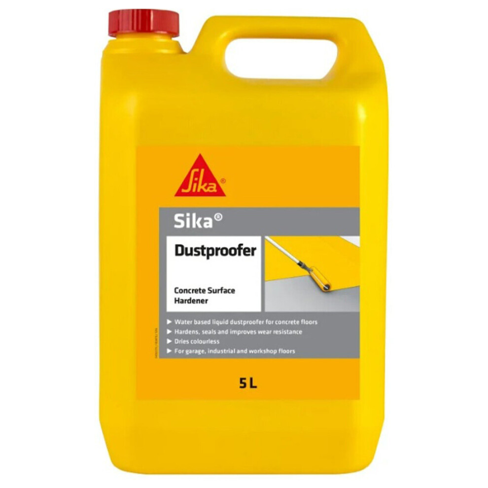 Everbuild Sika Dustproofer, 5L - For Concrete Floors, Paths, Driveways