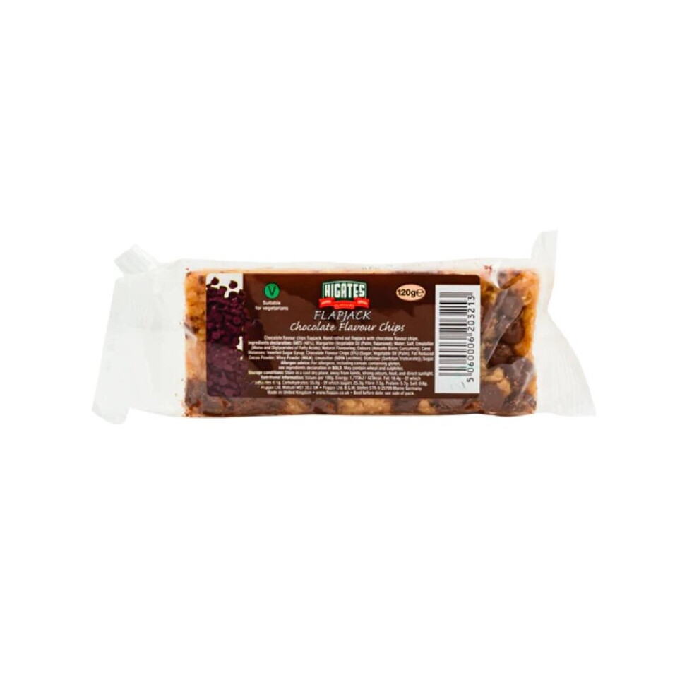 (Pack Of 20) Flapjacks: Original Chocolate Flavour Chips 120g