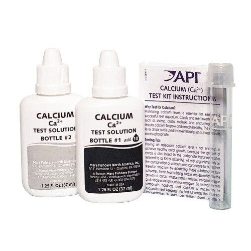 API CALCIUM TEST KIT Saltwater Aquarium Water 1-Count Test Kit 1
