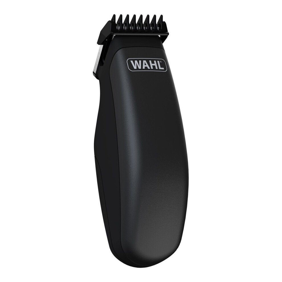 Wahl Pocket Pro Hair Trimmer Battery Black Rubberised 8066-717