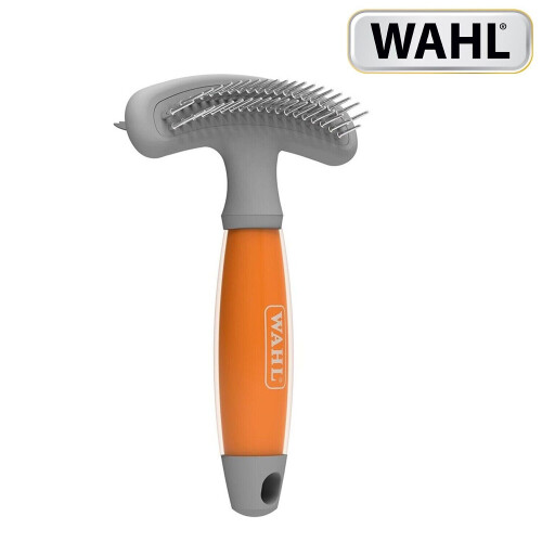 Wahl Wahl Gel Handle Double Row Rake & Shedding Blade 2