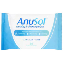 Anusol Soothing & Cleansing Wipes,30 Count (Pack of 2 )