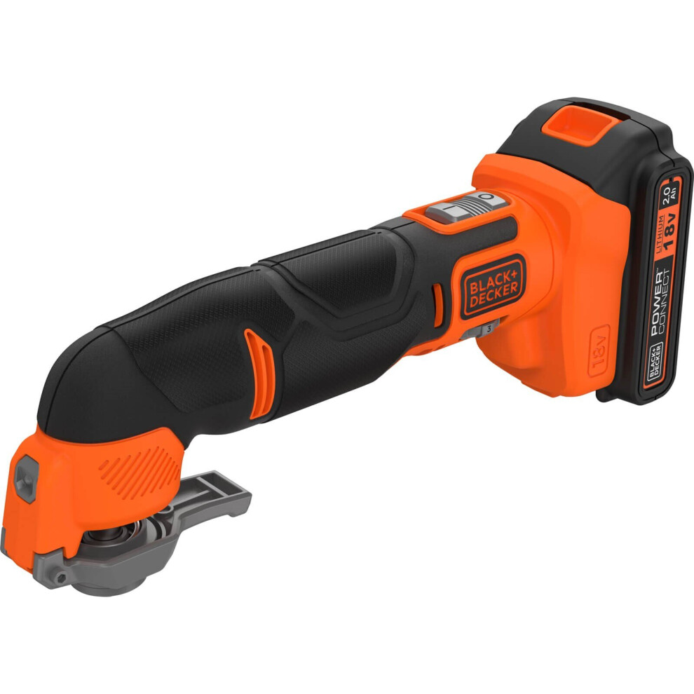 Black & Decker 18V Cordless Oscillating Multi Tool with 20 Accessories BDCOS18D1K-GB