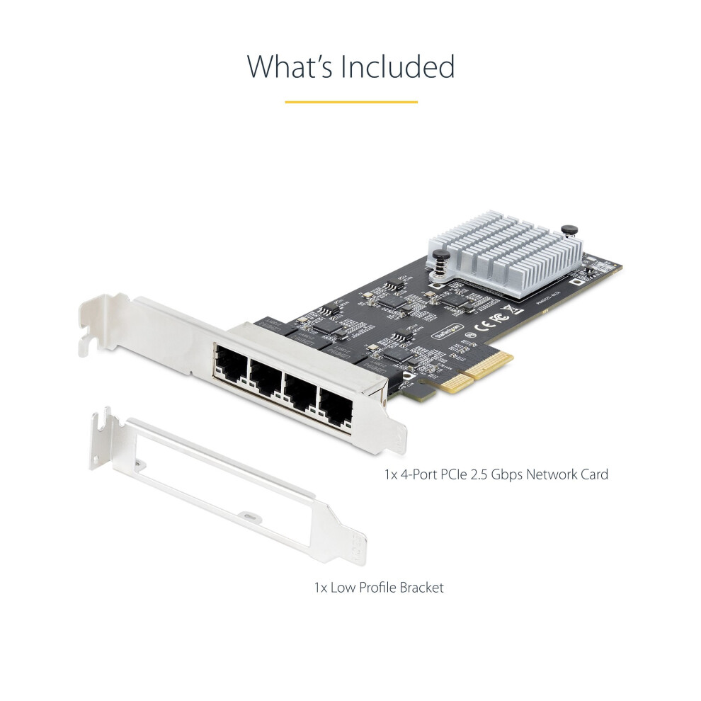 Startech.com 4-Port 2.5G Pcie Network Card