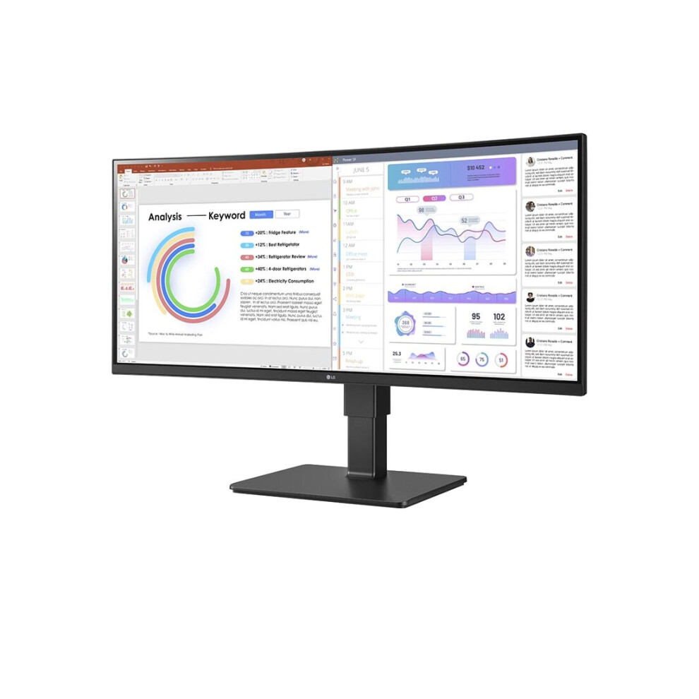 Lg Led-Monitor 34Bq77qc-B - 87.7 Cm (34") - 3440 X 1440 Wqhd Size 34