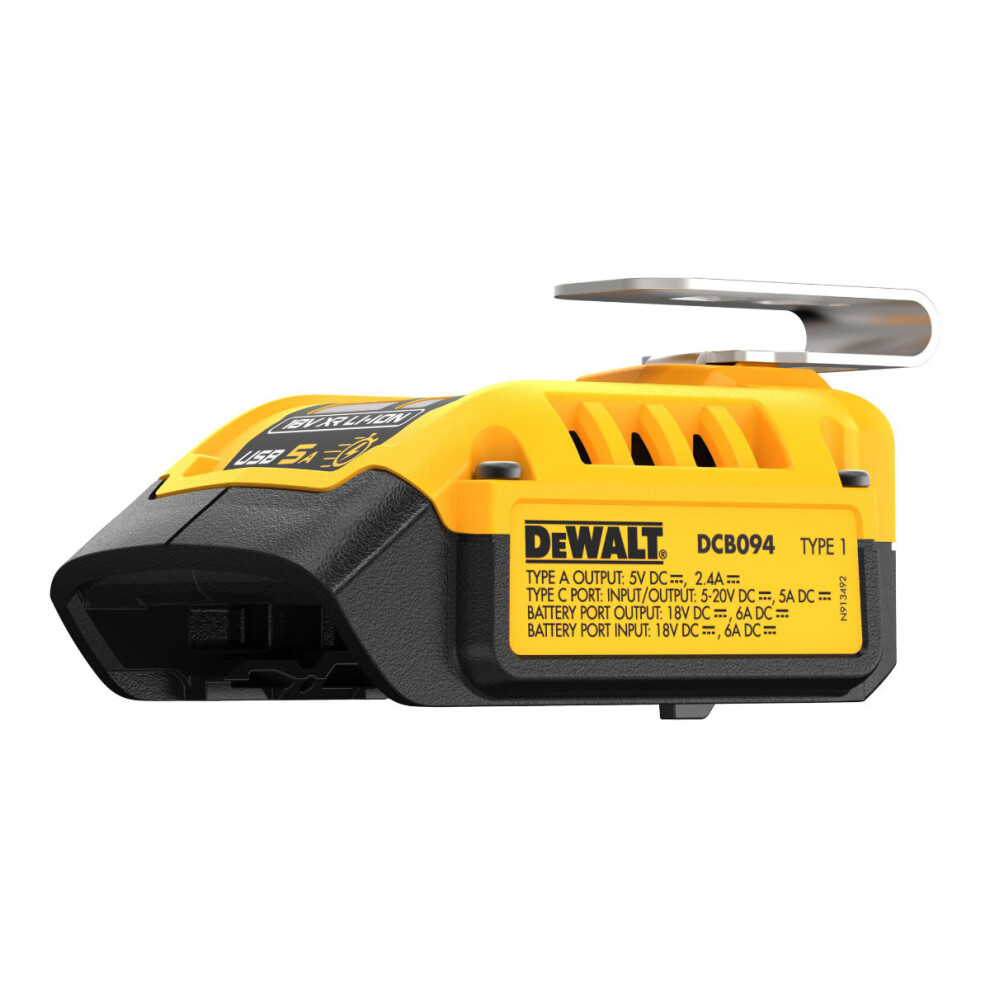 DeWALT DCB094K USB Power Delivery Charging Set
