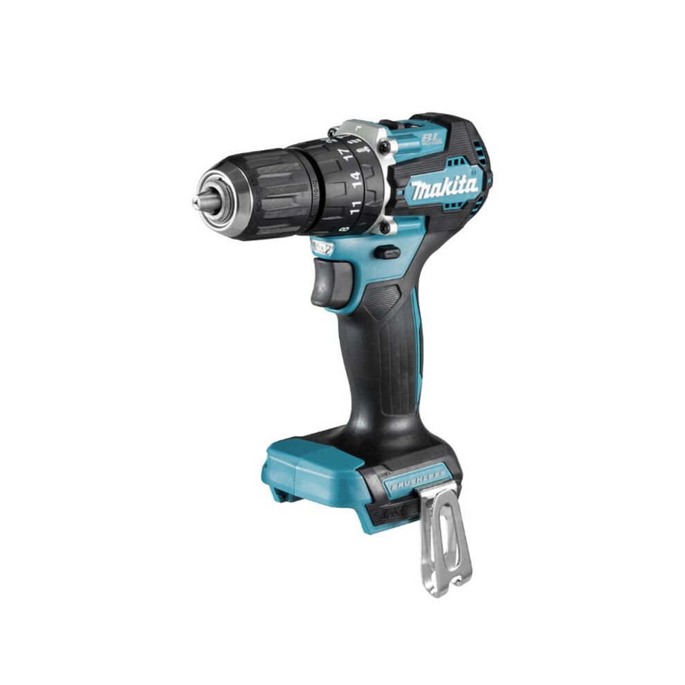 Makita Dhp487z Cordless 18V Brushless Sub-Compact Hammer Drill Driver Body Only Light