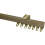 (500cm) Fineline Antique Brass Aluminium Bendable Track 1