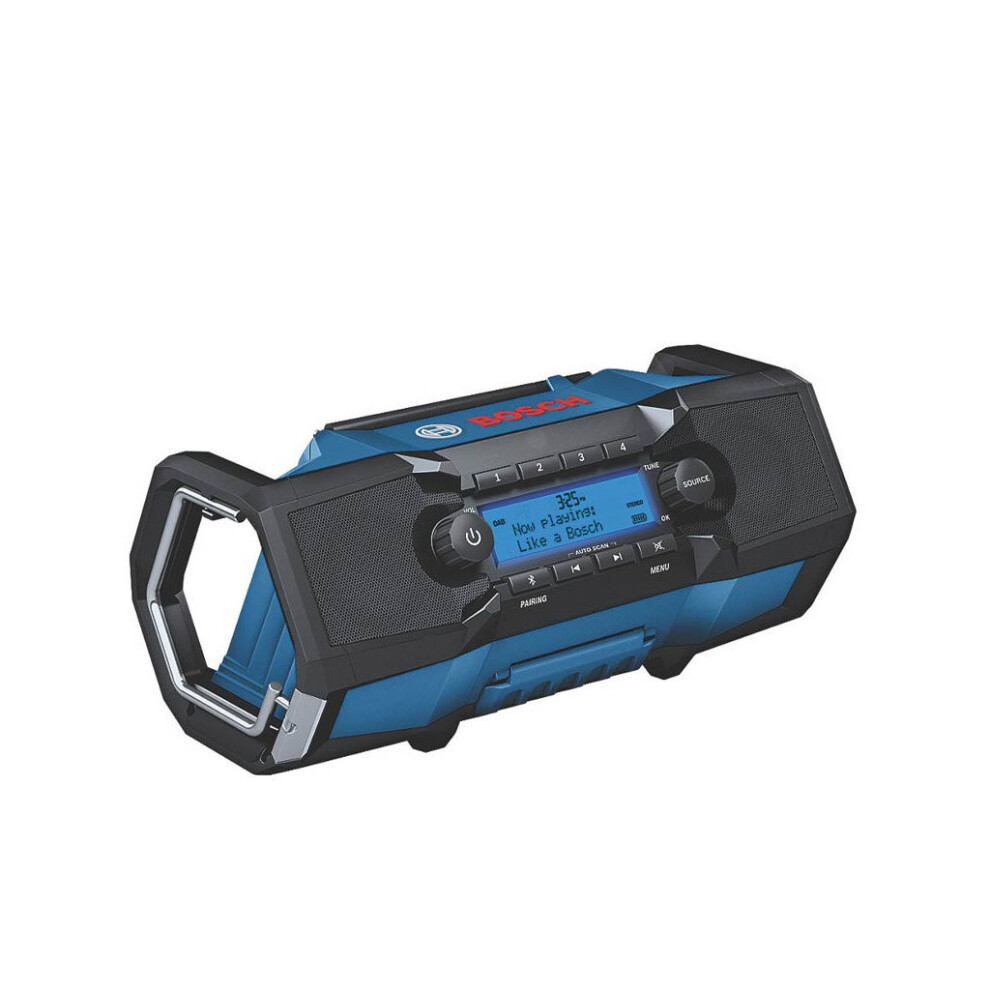 Bosch GBP 18 V-2 C 18V Cordless Bluetooth MP3 FM Radio Professional Jobsite Radio  0 601 4A3 070
