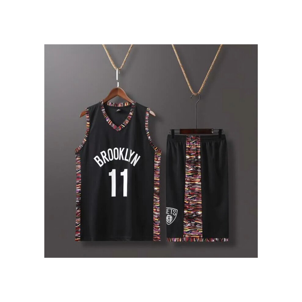 (Black 1 L) Kyrie Irving adult and children's jersey set