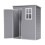 Living And Home 5 x 3 ft Pent Plastic Garden Storage Shed with Floor and Window, Grey 4