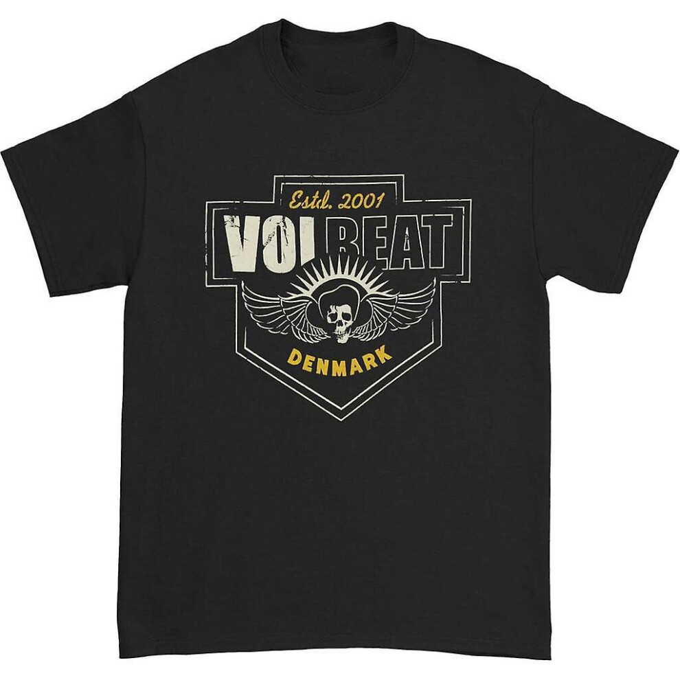 (L) Volbeat Cross Crest T-Shirt