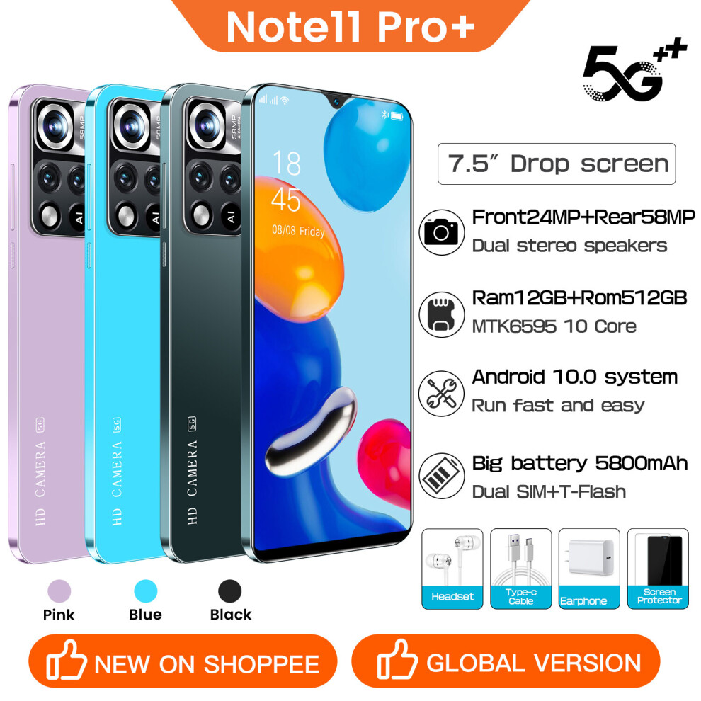 (Black, 8GB+256GB) Note 11 Pro the most popular smartphone in 2023 