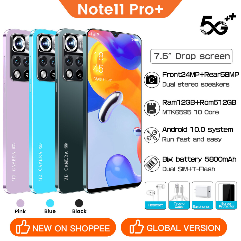 (Black, 6GB+128GB) Note 11 Pro the most popular smartphone in 2023 