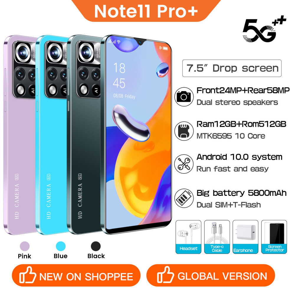 (Black, 12GB+512GB) Note 11 Pro the most popular smartphone in 2023 