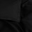 (DOUBLE (200 X 200)CM) Plain Dyed Duvet Cover Quilt Black Bedding Sets 5