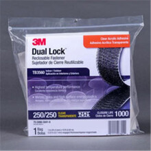 3M TB3560 1 x 10 ft. Dual Lock Reclosable Fastener Clear
