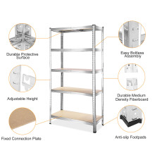5 Tier Racking Shelf Garage Storage Unit 180x90x40cm