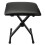 Adjustable Folding Keyboard Piano Bench Stool Padded Seat Black 1