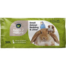 back-2-nature Small Animal Bedding and Litter 30 l (pack of 1) (packaging may vary)